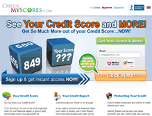 Tablet Screenshot of checkmyscores.com